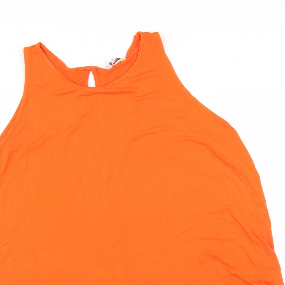 Peacocks Womens Orange   Camisole T-Shirt Size 20