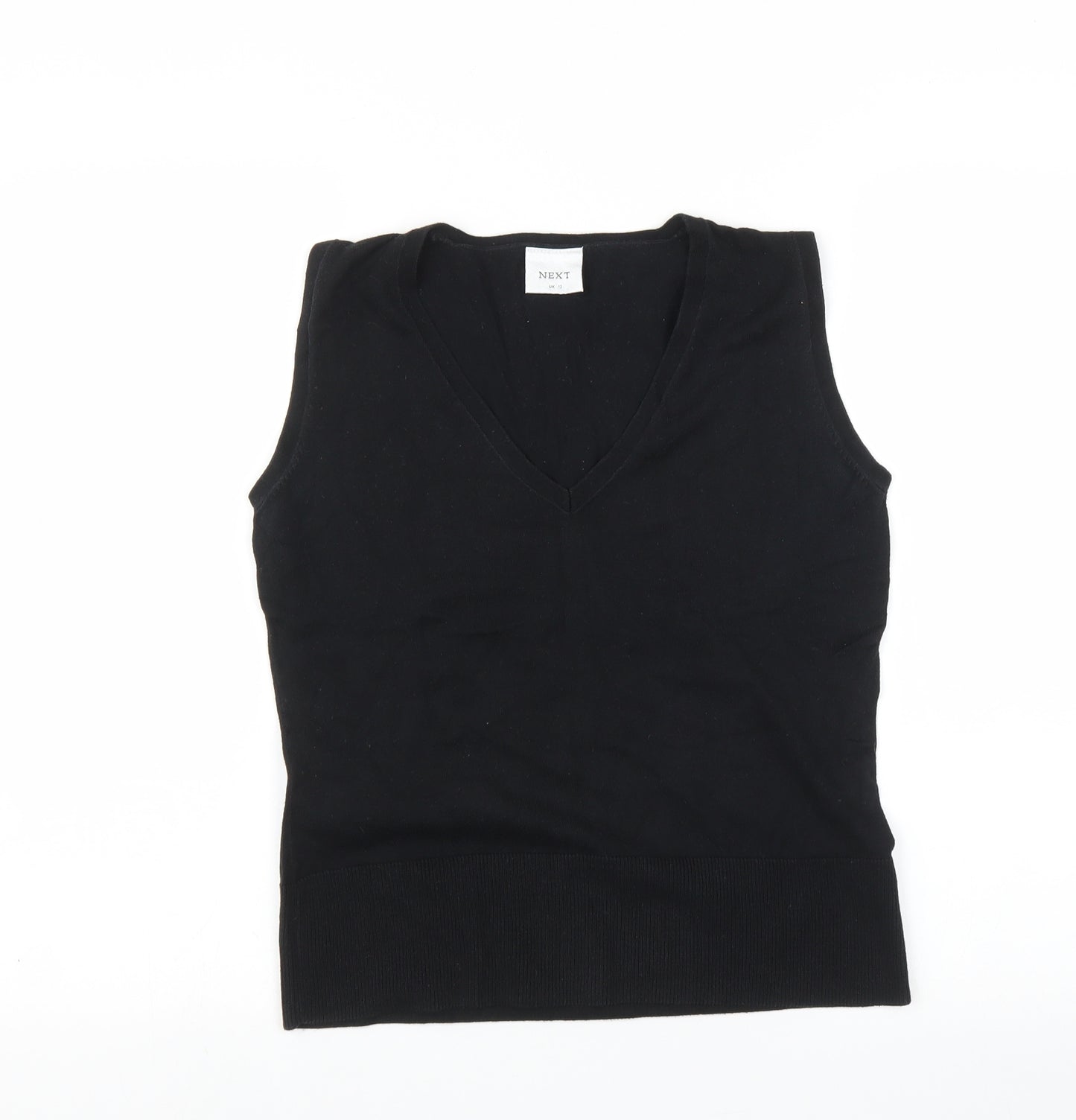 NEXT Womens Black   Pullover Sweatshirt Size 12