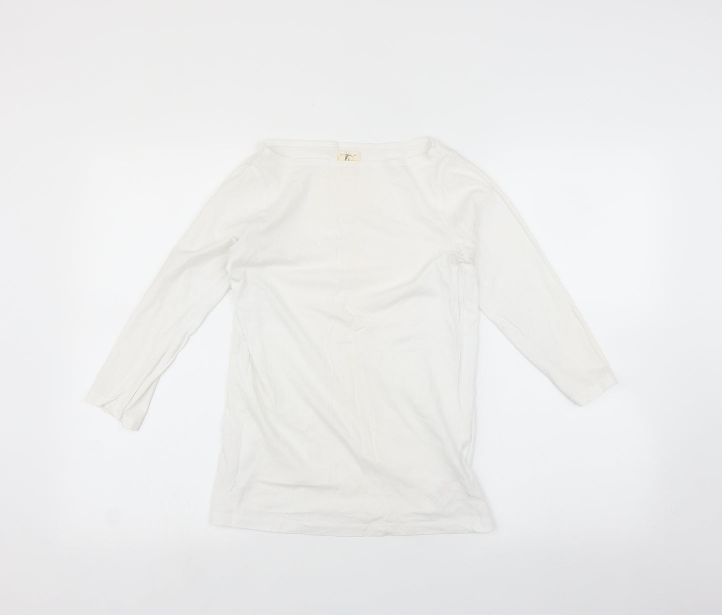 New Look Womens White   Basic T-Shirt Size 8