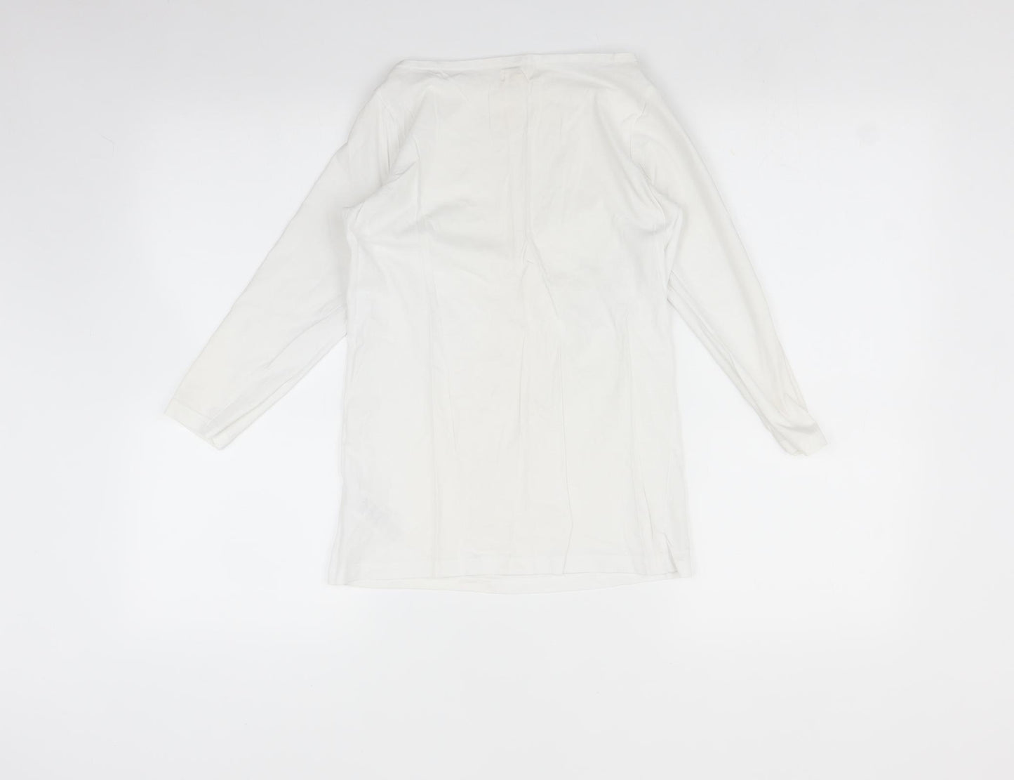New Look Womens White   Basic T-Shirt Size 8