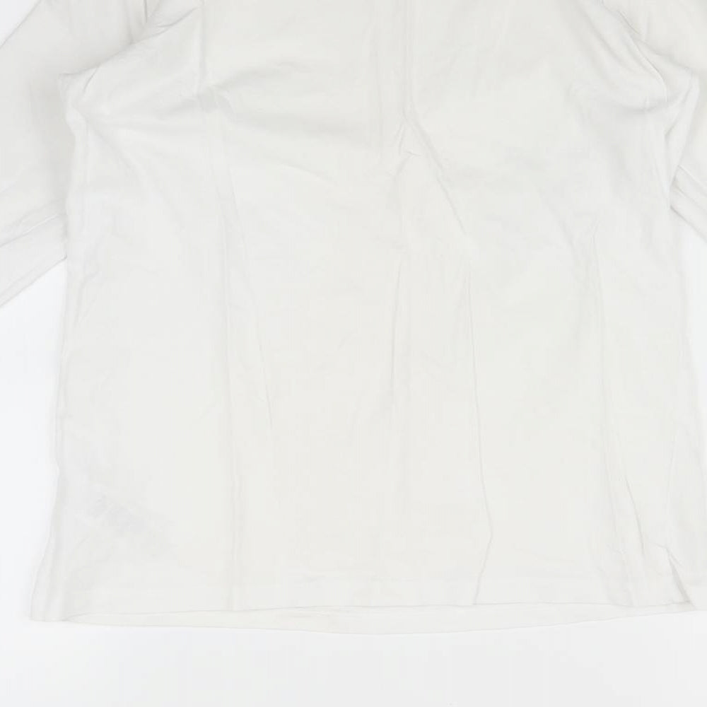 New Look Womens White   Basic T-Shirt Size 8