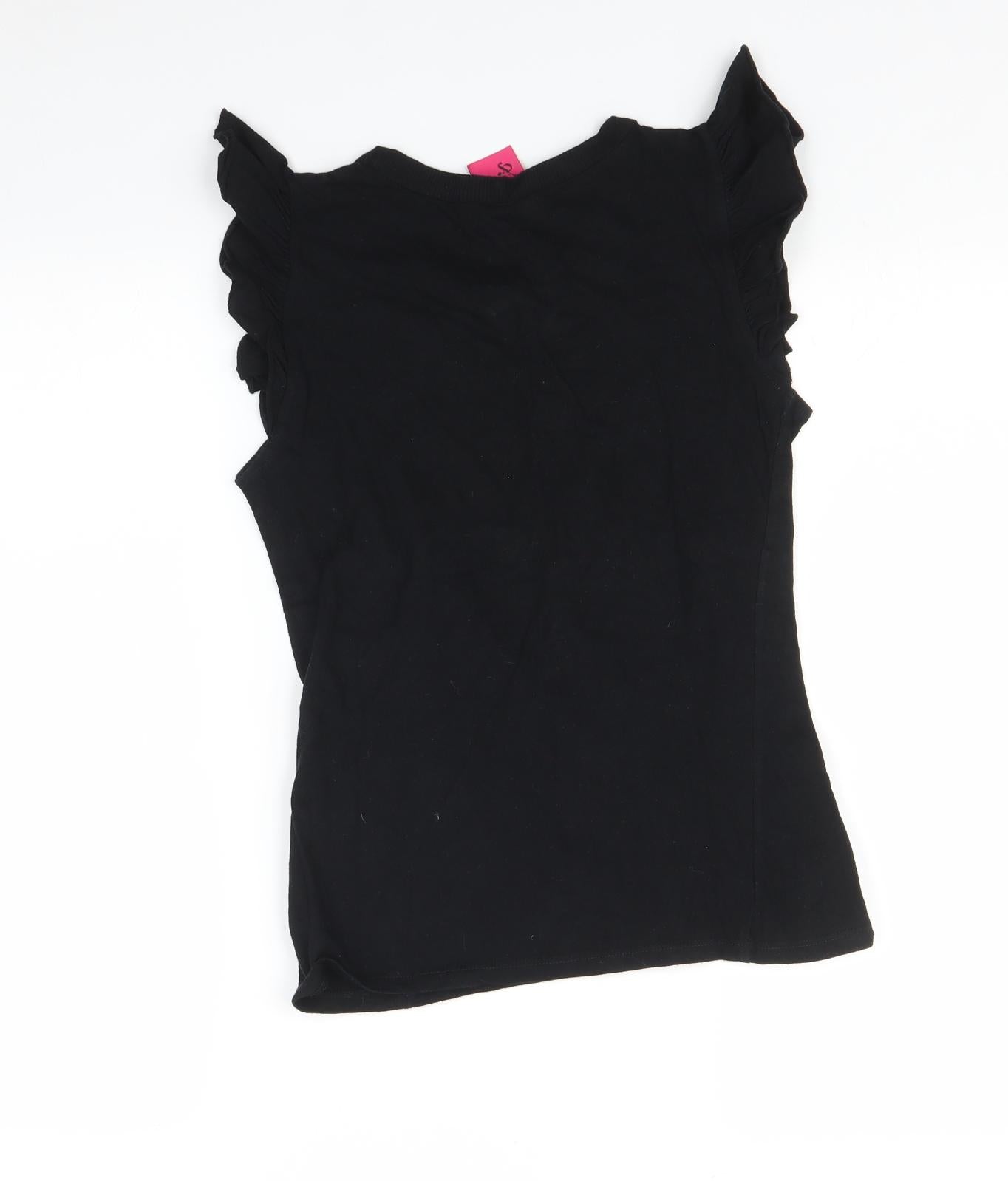 George Womens Black   Camisole T-Shirt Size 10