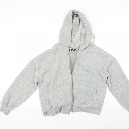 SheIn Womens Grey   Full Zip Hoodie Size S