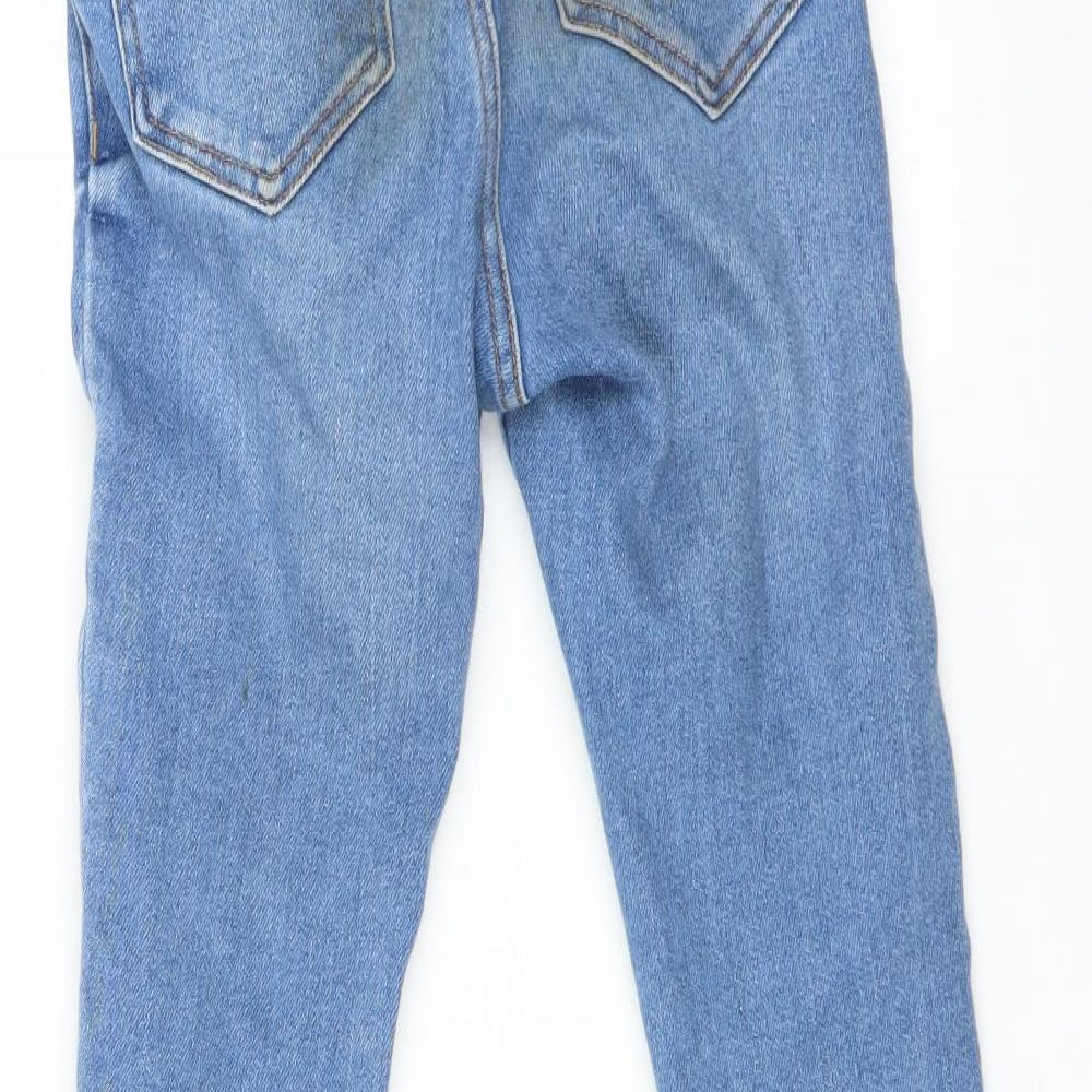 New Look Girls Blue   Skinny Jeans Size 12 Years - Distressed