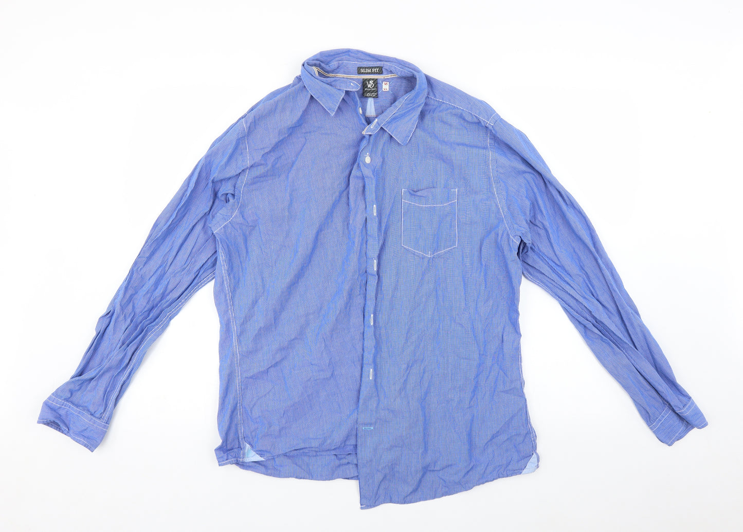 White Stuff Mens Blue    Button-Up Size XL