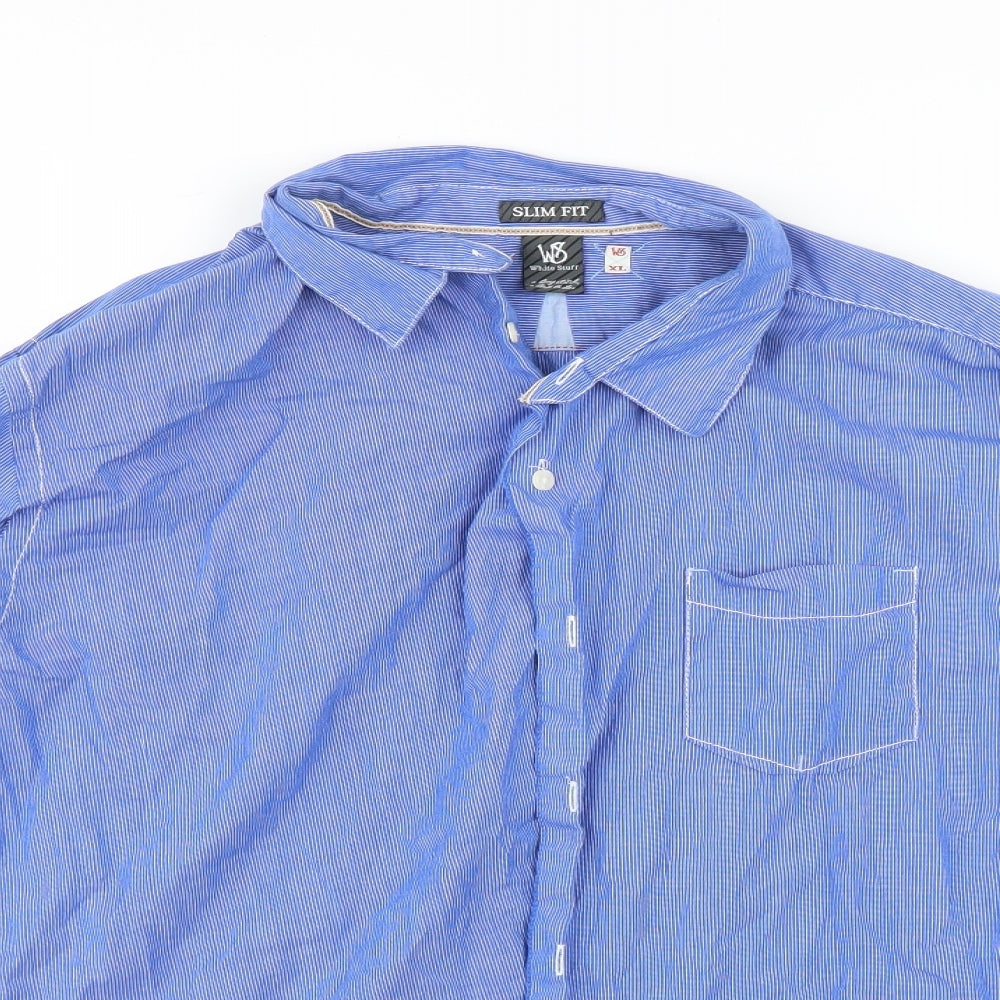 White Stuff Mens Blue    Button-Up Size XL