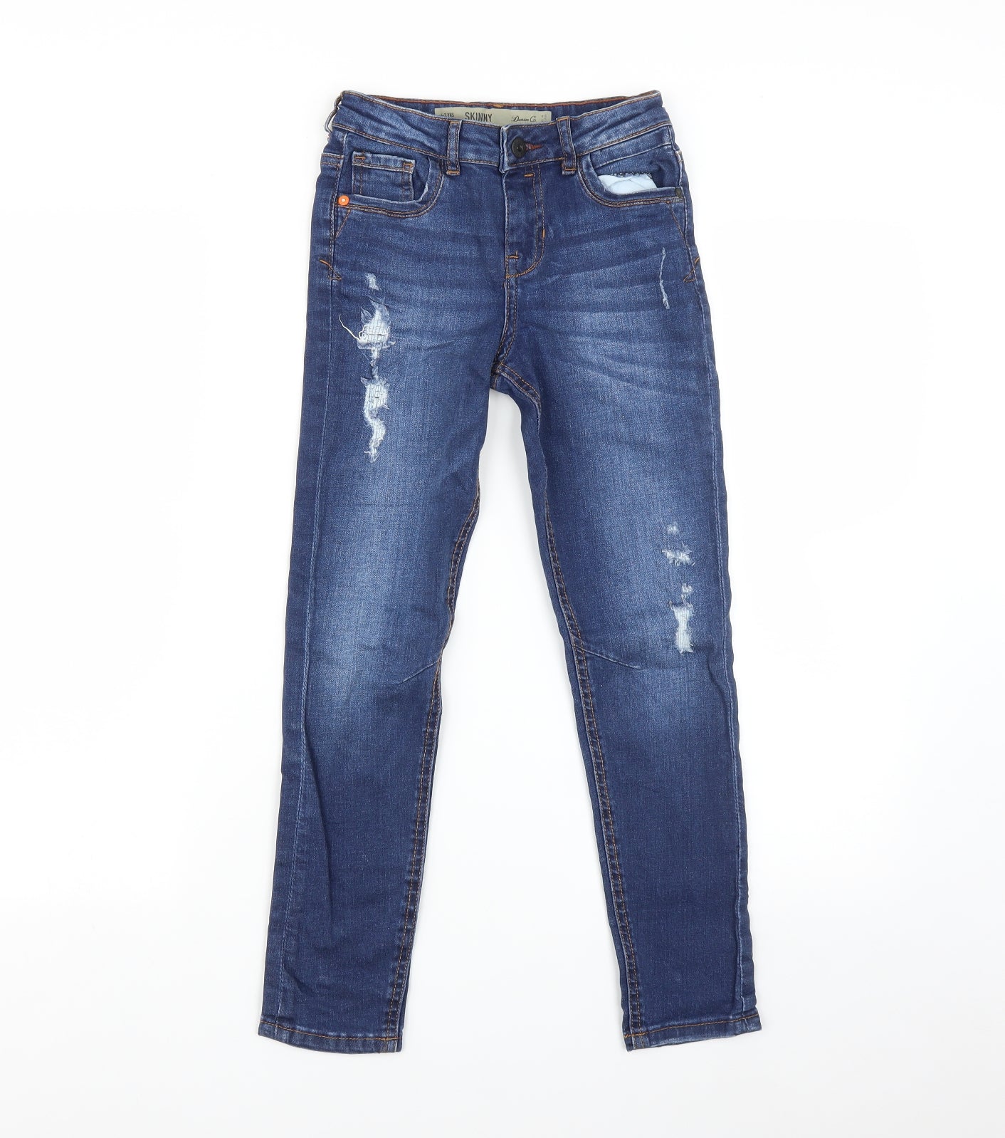 Primark Boys Blue    Jeans Size 6-7 Years - Distressed
