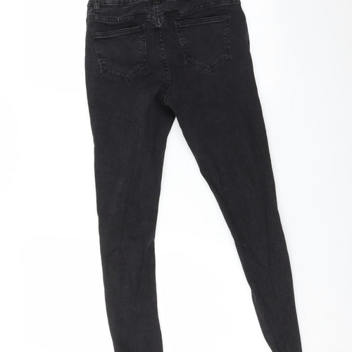 New Look Girls Black   Skinny Jeans Size 12 Years - Distressed