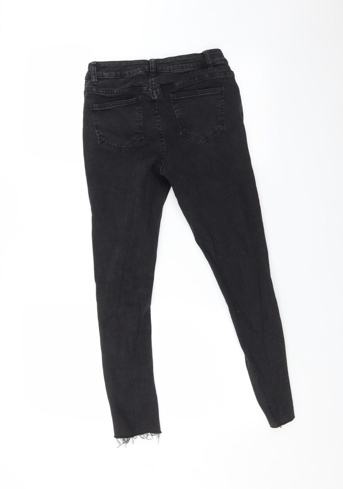 New Look Girls Black   Skinny Jeans Size 12 Years - Distressed