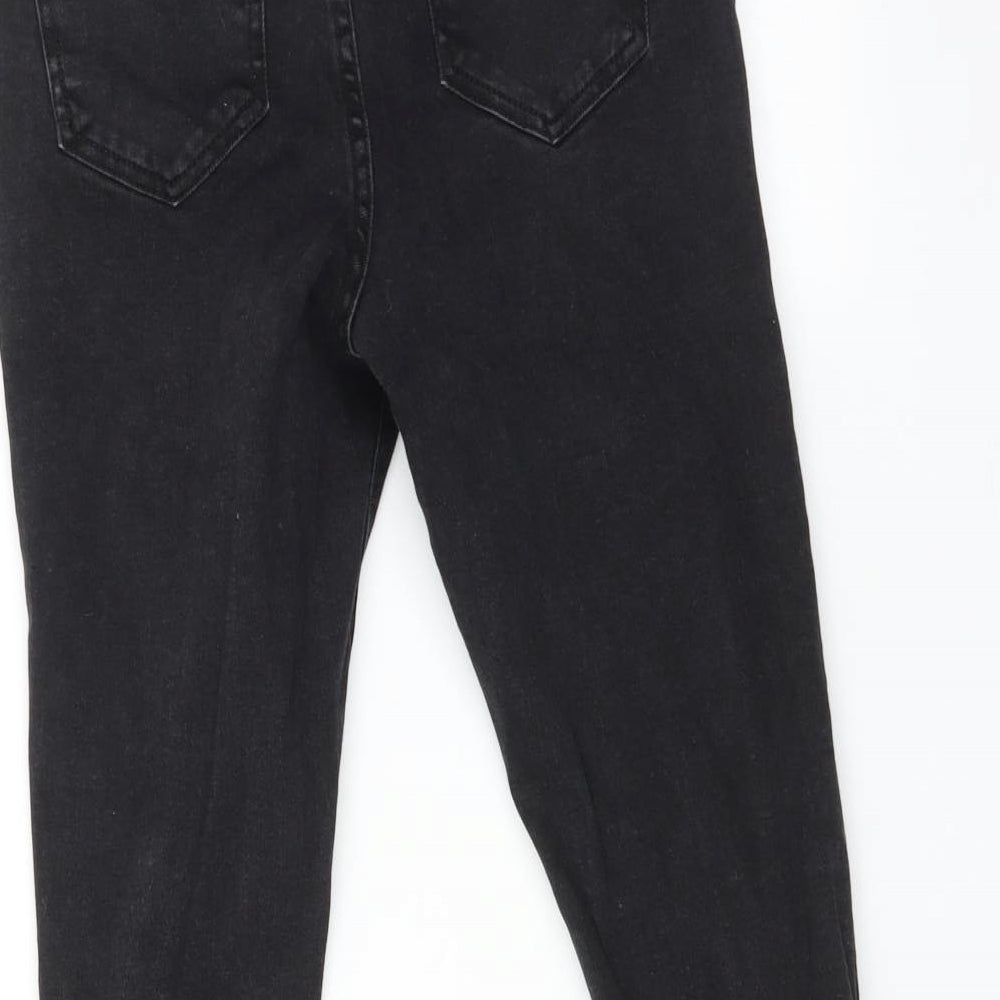New Look Girls Black   Skinny Jeans Size 12 Years - Distressed