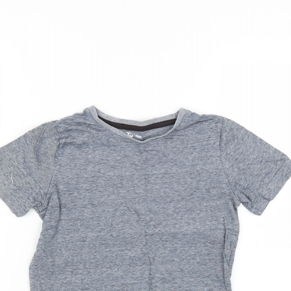TU Boys Blue   Basic T-Shirt Size 7 Years