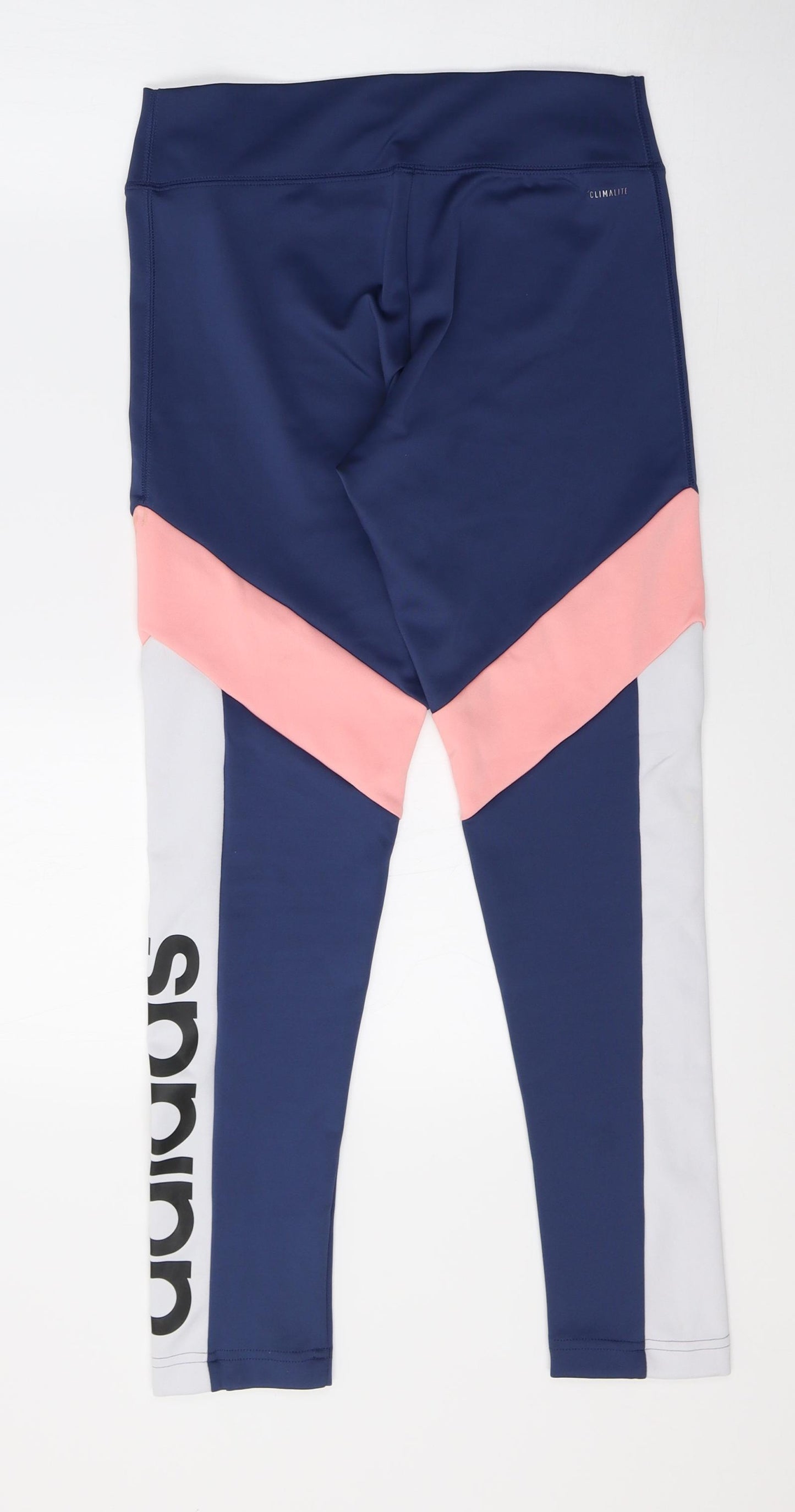 adidas Womens Blue    Leggings Size S L27 in