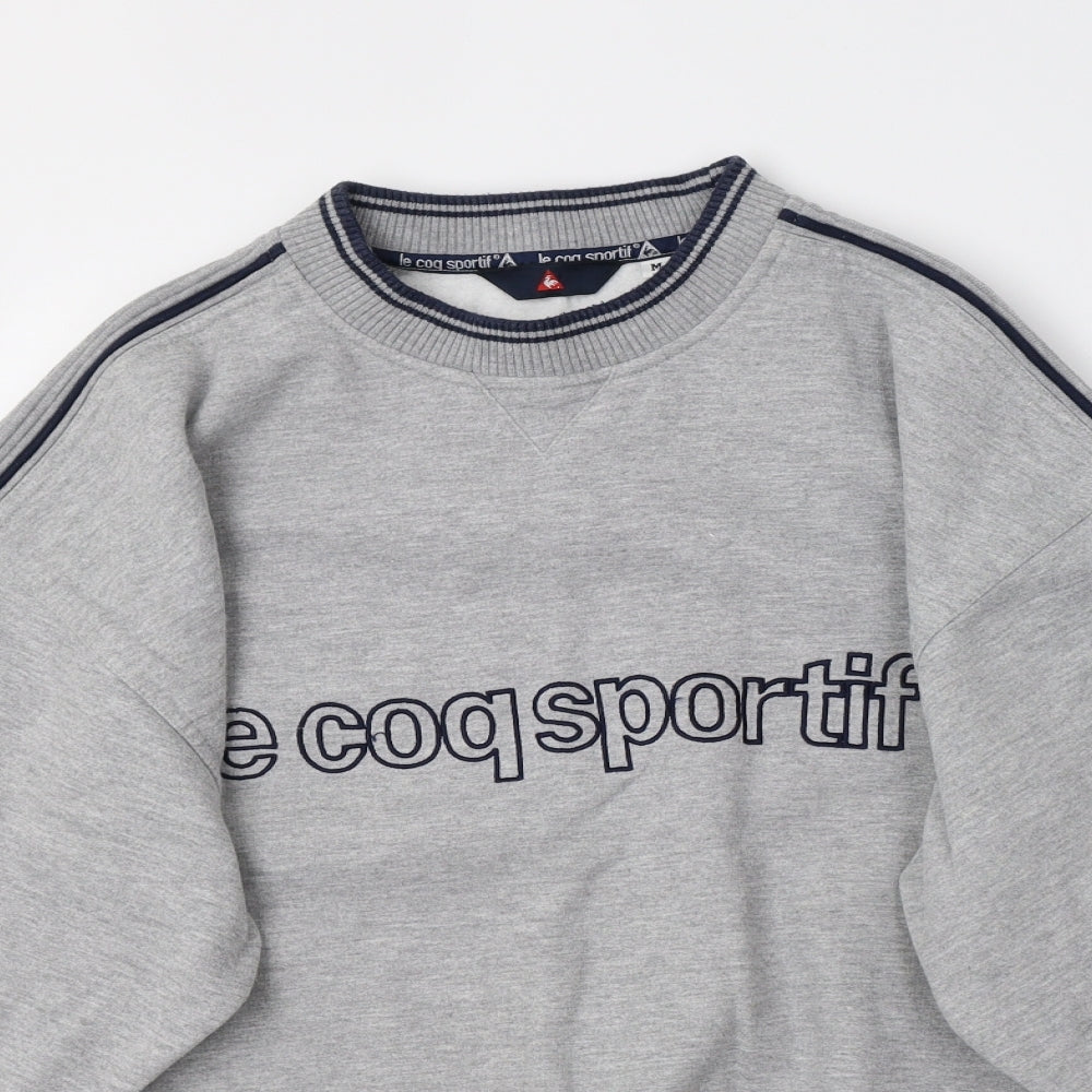 le coq sportif Mens Grey   Pullover Sweatshirt Size M