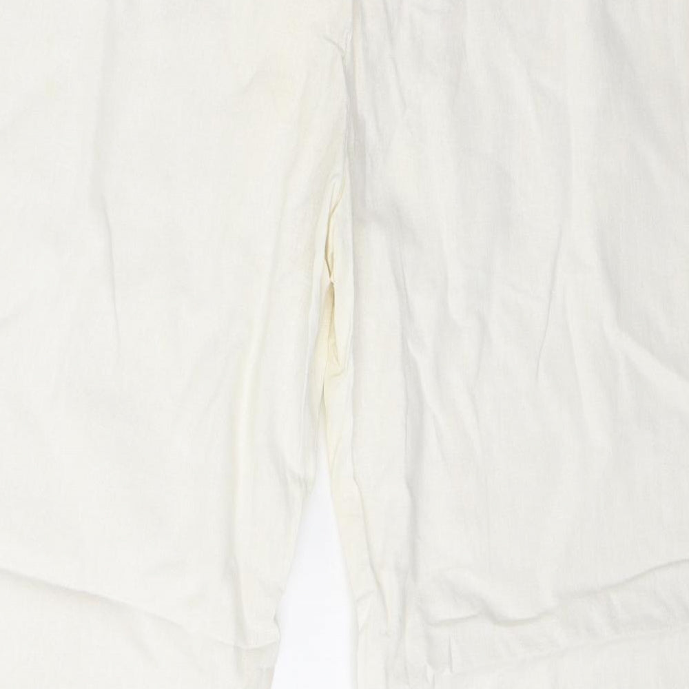 F&F Womens Ivory   Trousers  Size 16 L28 in