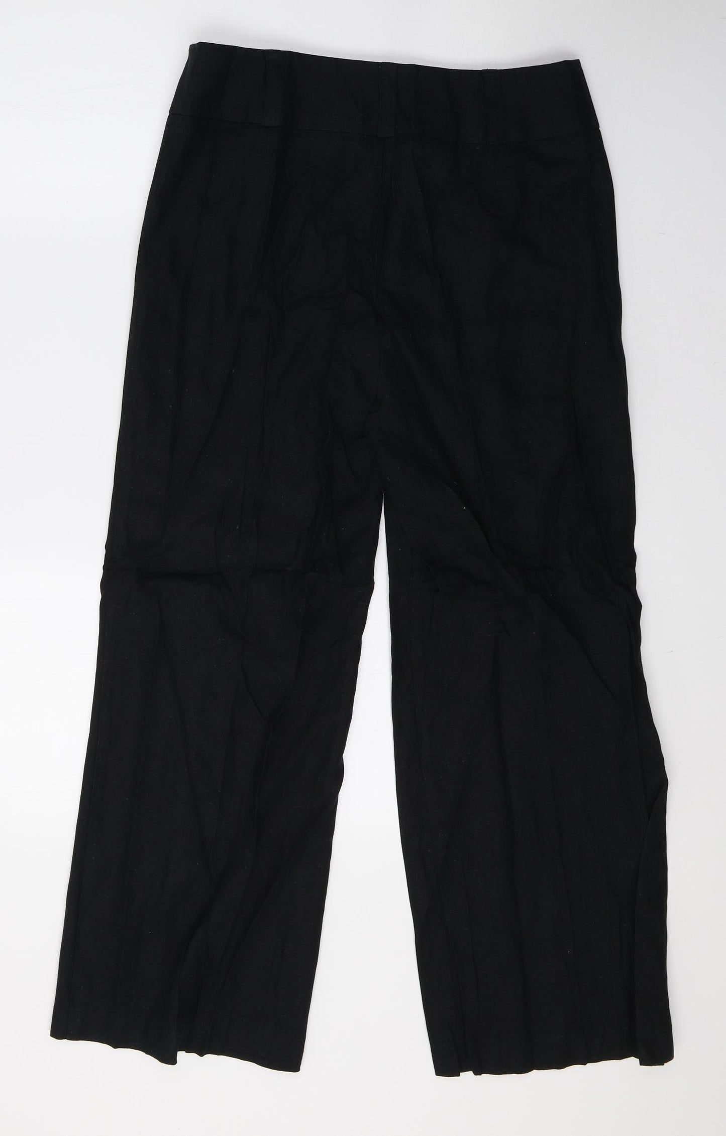 South Womens Black   Trousers  Size 12 L27 in