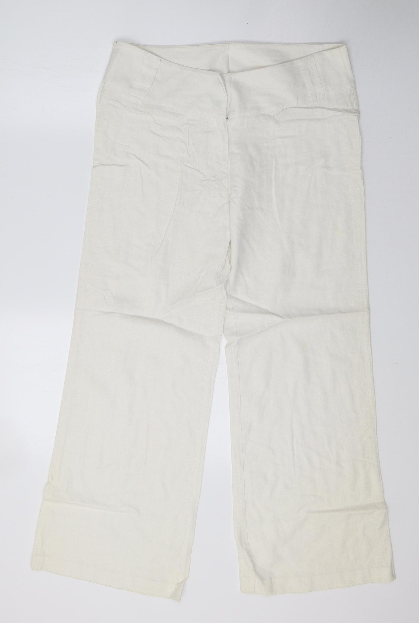 Preworn Womens Ivory   Trousers  Size L L29 in
