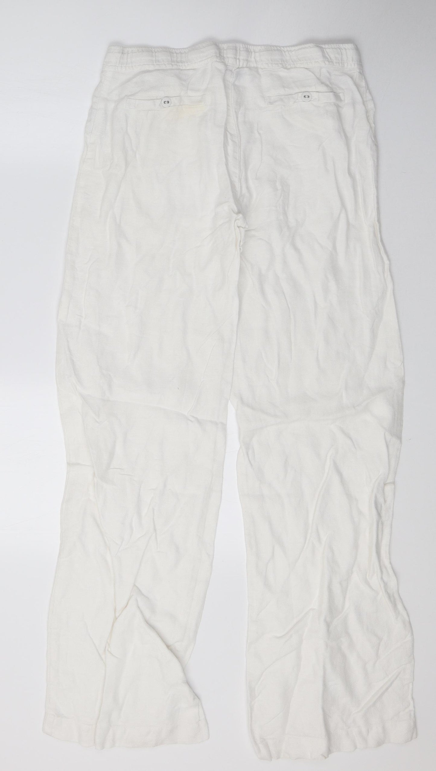 The White Company Womens White   Trousers  Size S L33 in