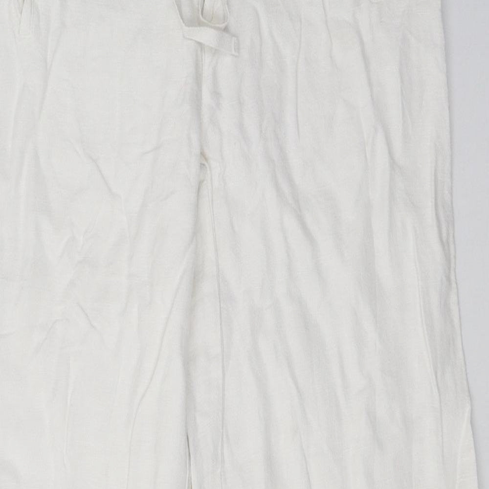 The White Company Womens White   Trousers  Size S L33 in