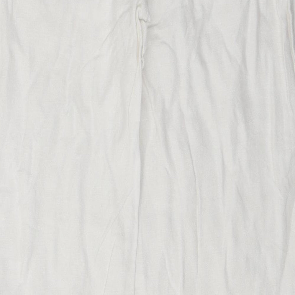 The White Company Womens White   Trousers  Size S L33 in