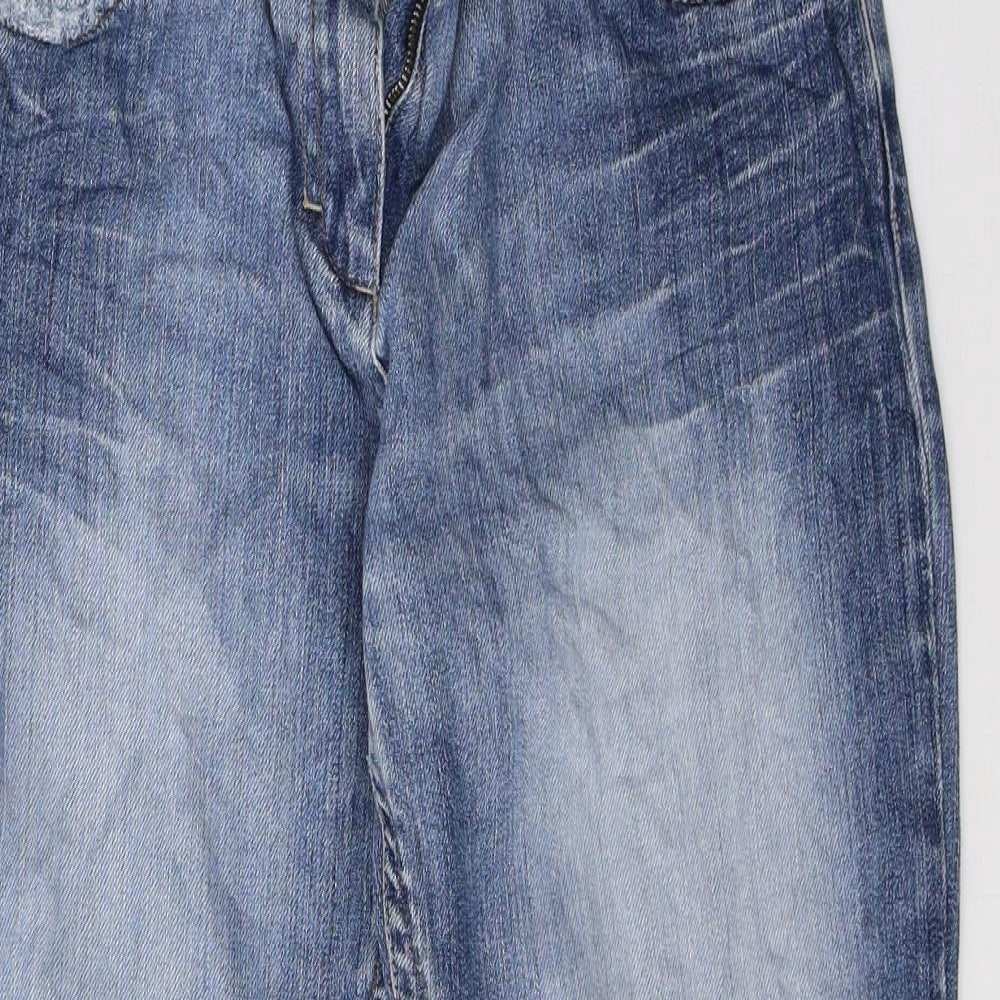 NEXT Womens Blue  Denim Straight Jeans Size 12 L29 in