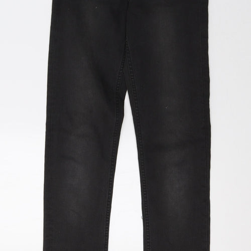 H&M Womens Black  Denim Skinny Jeans Size 25 L32 in