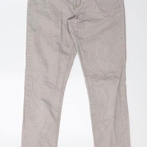 Marc Lauge Womens Grey   Trousers  Size 8 L31 in