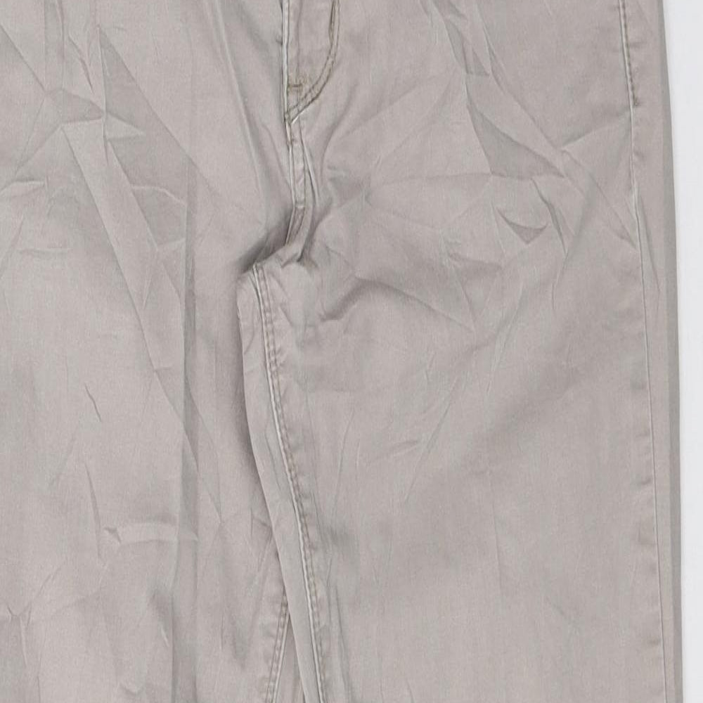 Marc Lauge Womens Grey   Trousers  Size 8 L31 in