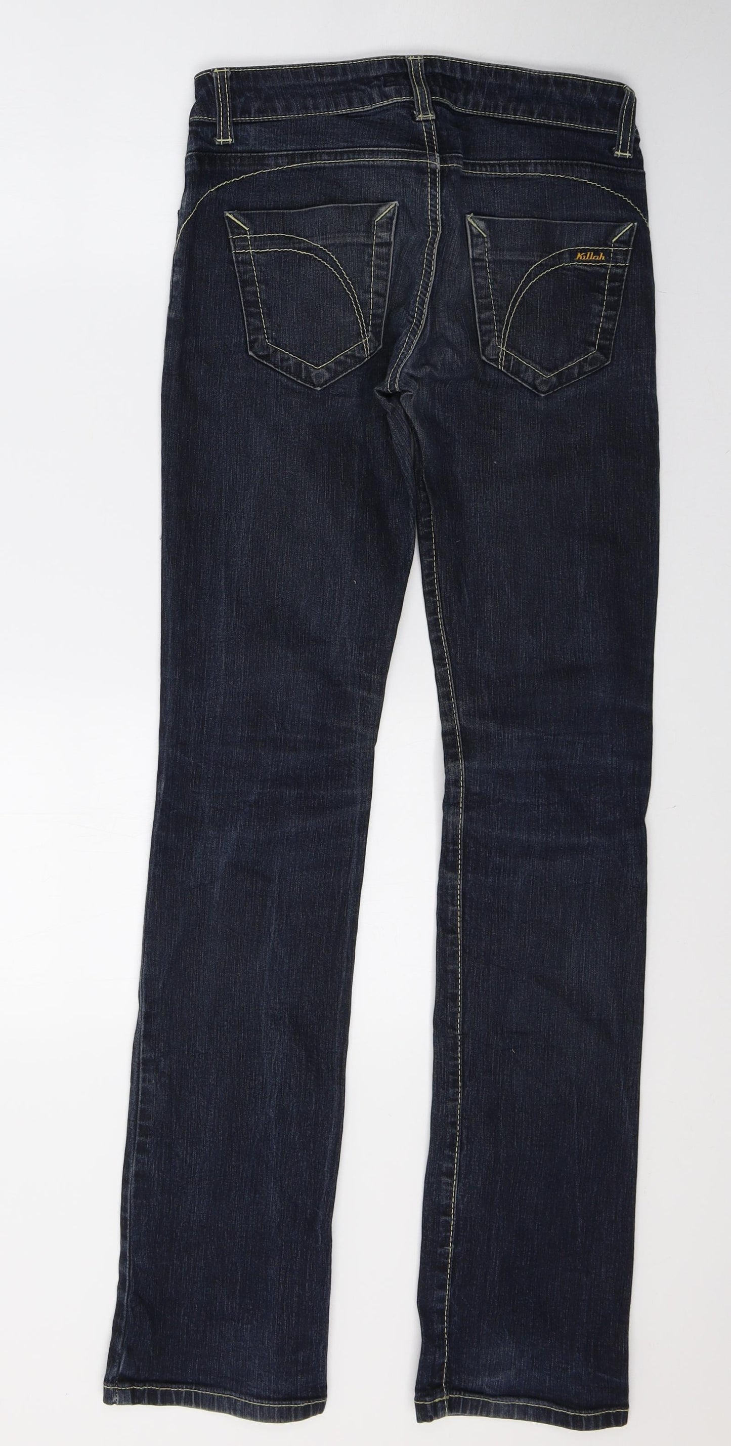 Killah Womens Blue  Denim Straight Jeans Size 26 L32 in