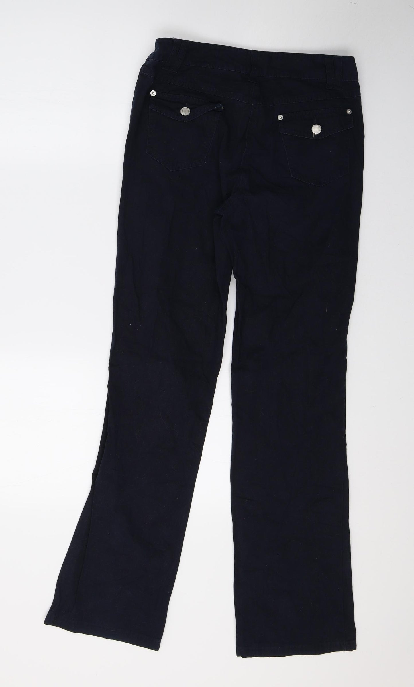 Joy Womens Blue   Trousers  Size 8 L30 in
