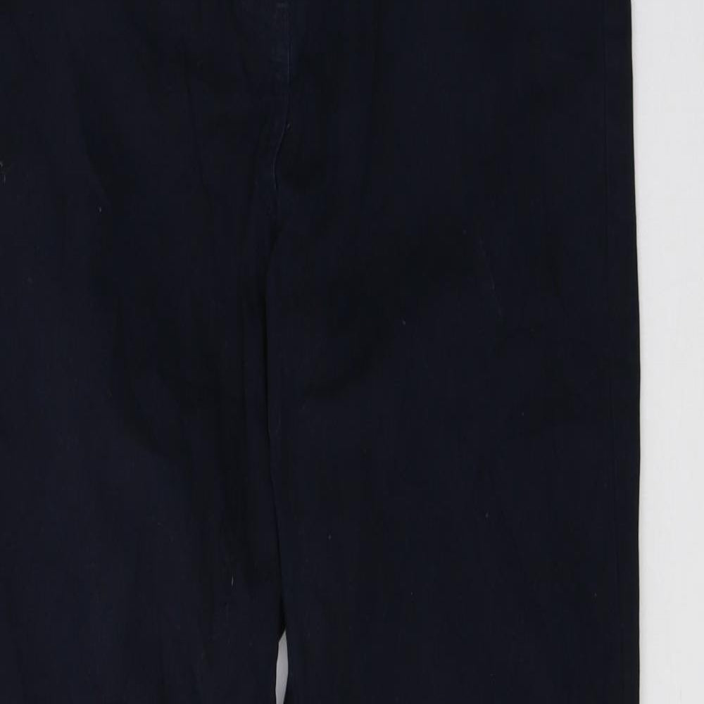Joy Womens Blue   Trousers  Size 8 L30 in