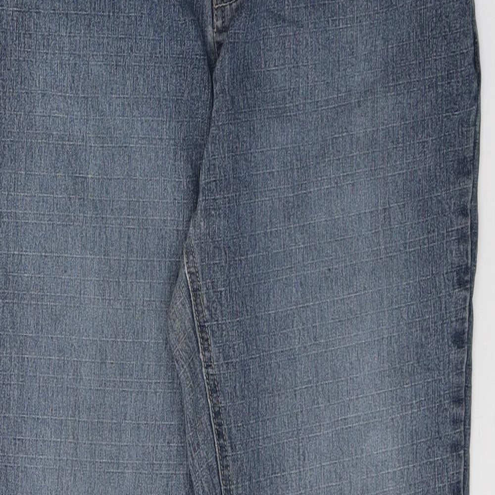 New Look Womens Blue  Denim Straight Jeans Size 16 L30 in