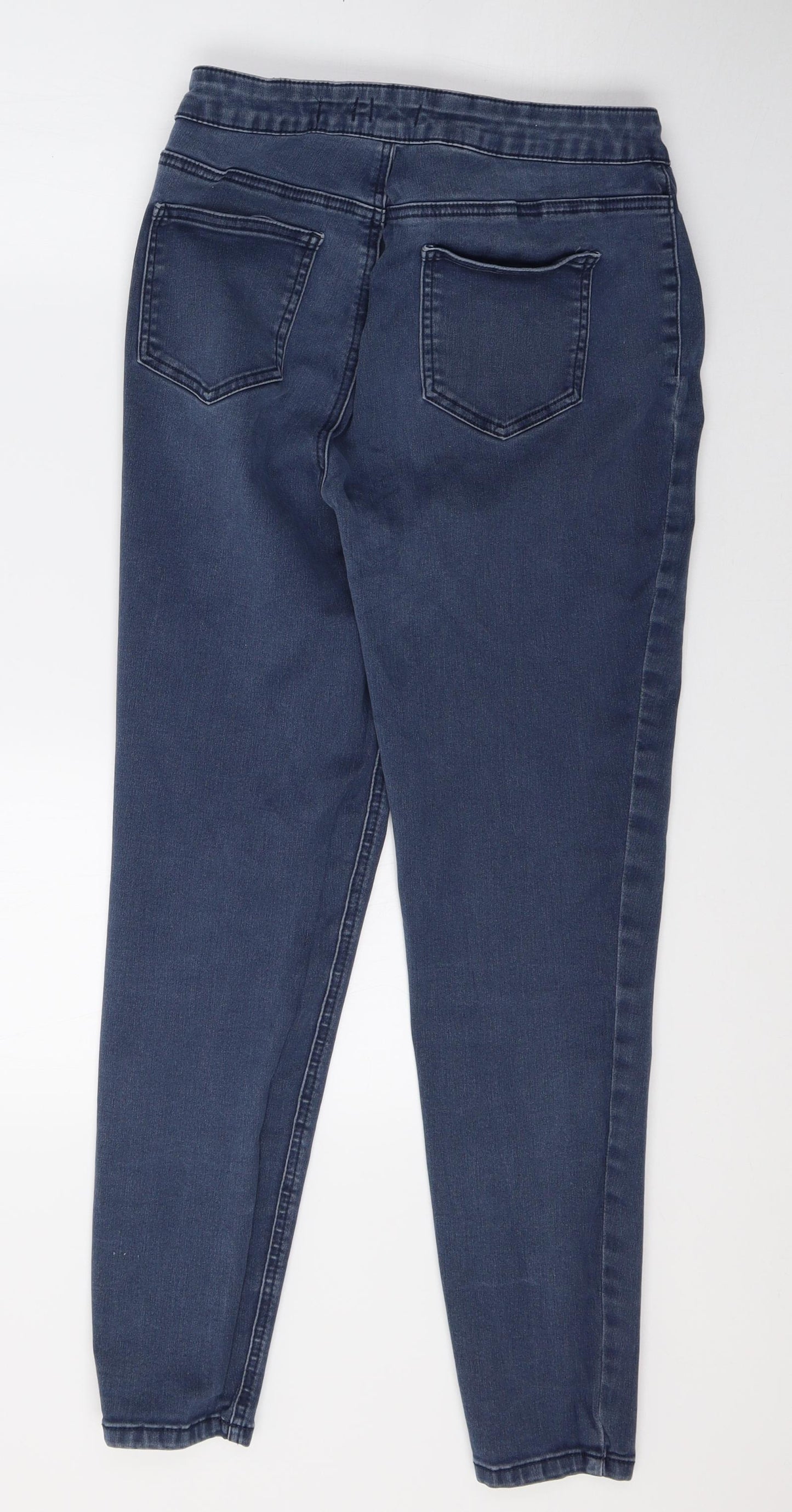 TU Womens Blue  Denim Skinny Jeans Size 14 L28 in