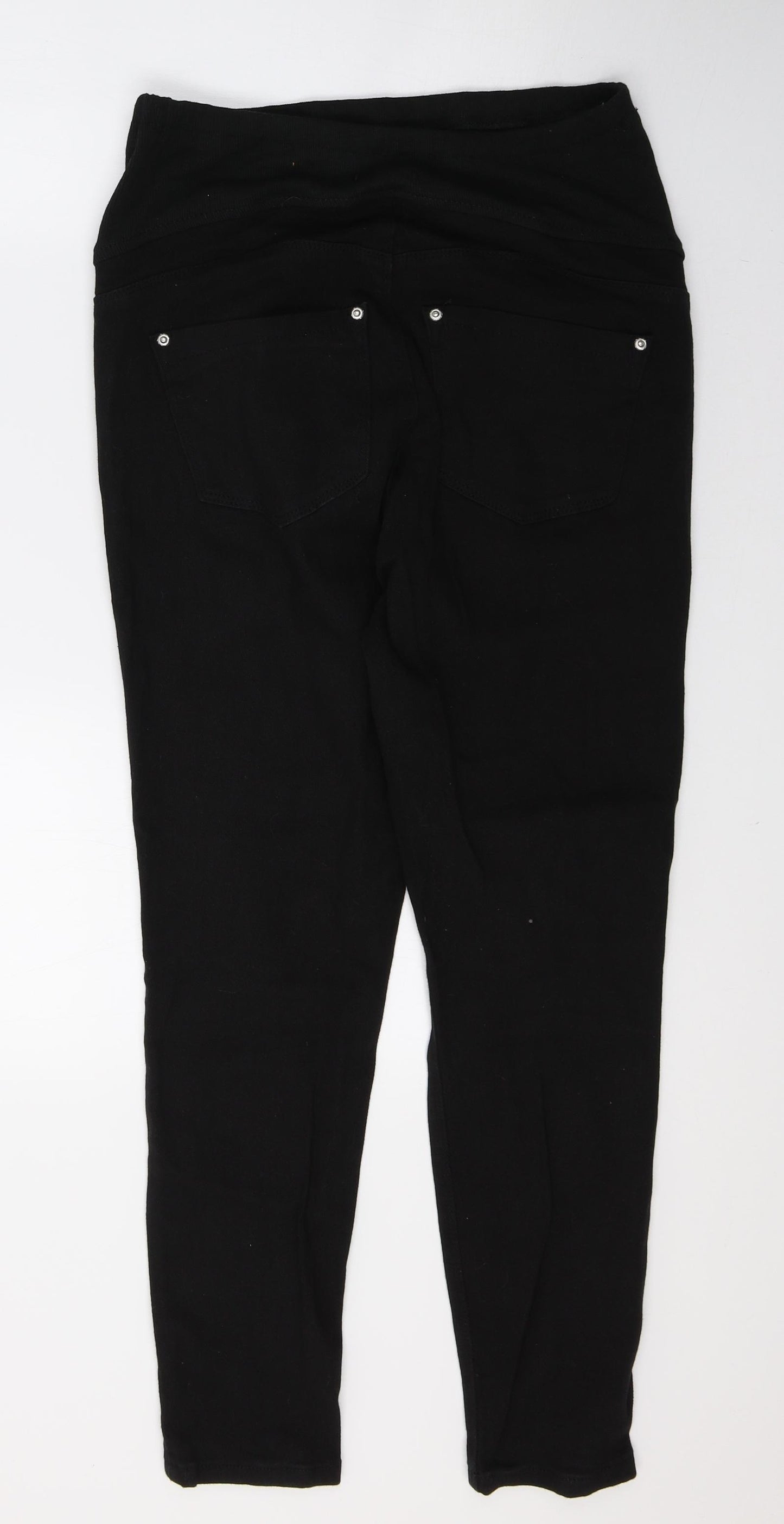 Boohoo Womens Black  Denim Skinny Jeans Size 12 L26 in
