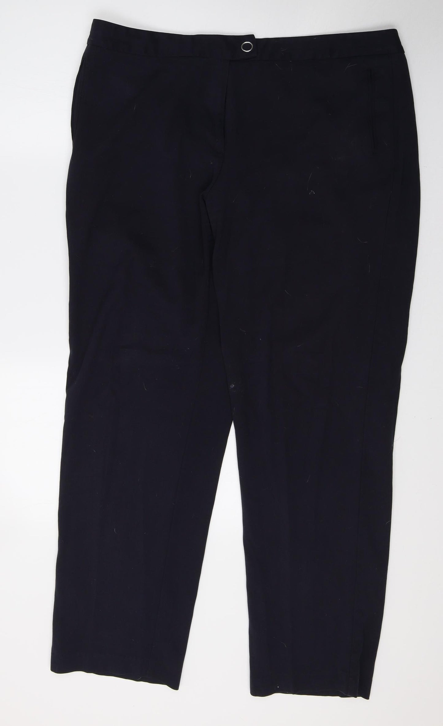 Marks and Spencer Womens Blue   Trousers  Size 18 L31 in