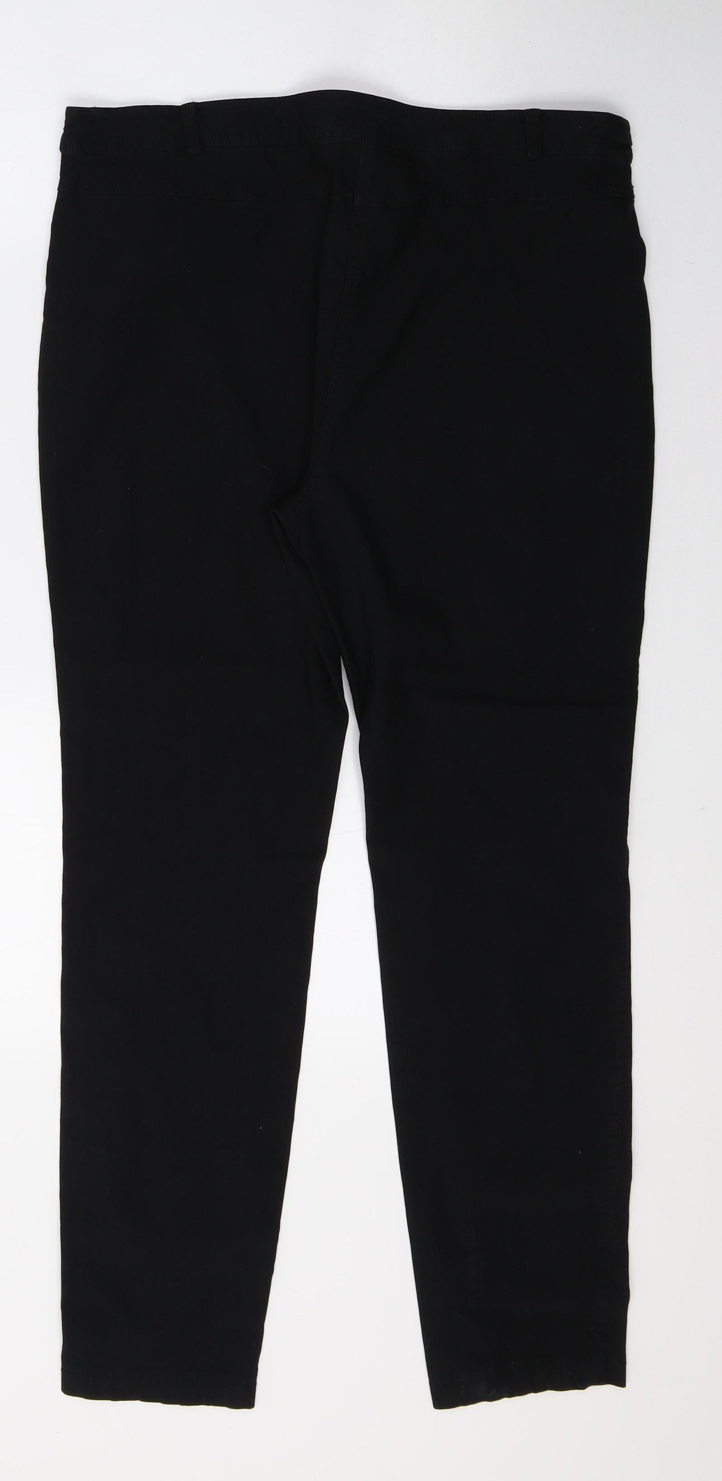 George Womens Black   Trousers  Size 16 L26 in