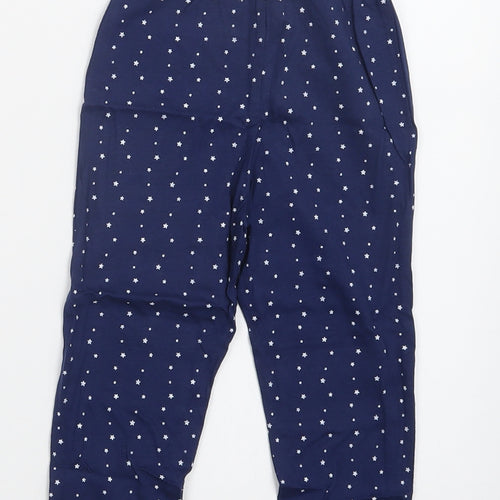 Lily & Dan Girls Blue Geometric  Capri Pyjama Set Size 3-4 Years