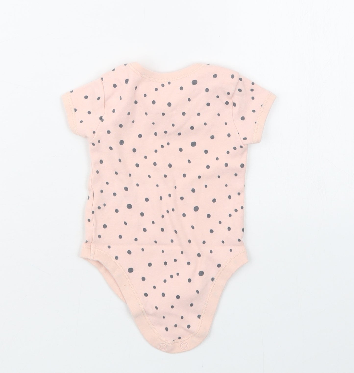 Matalan Girls Pink Geometric  Babygrow One-Piece Size 3-6 Months