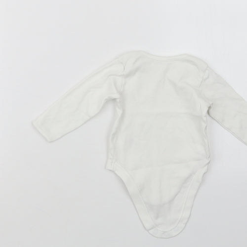George Baby White   Babygrow One-Piece Size 3-6 Months