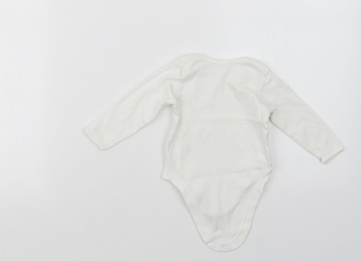 George Baby White   Babygrow One-Piece Size 3-6 Months