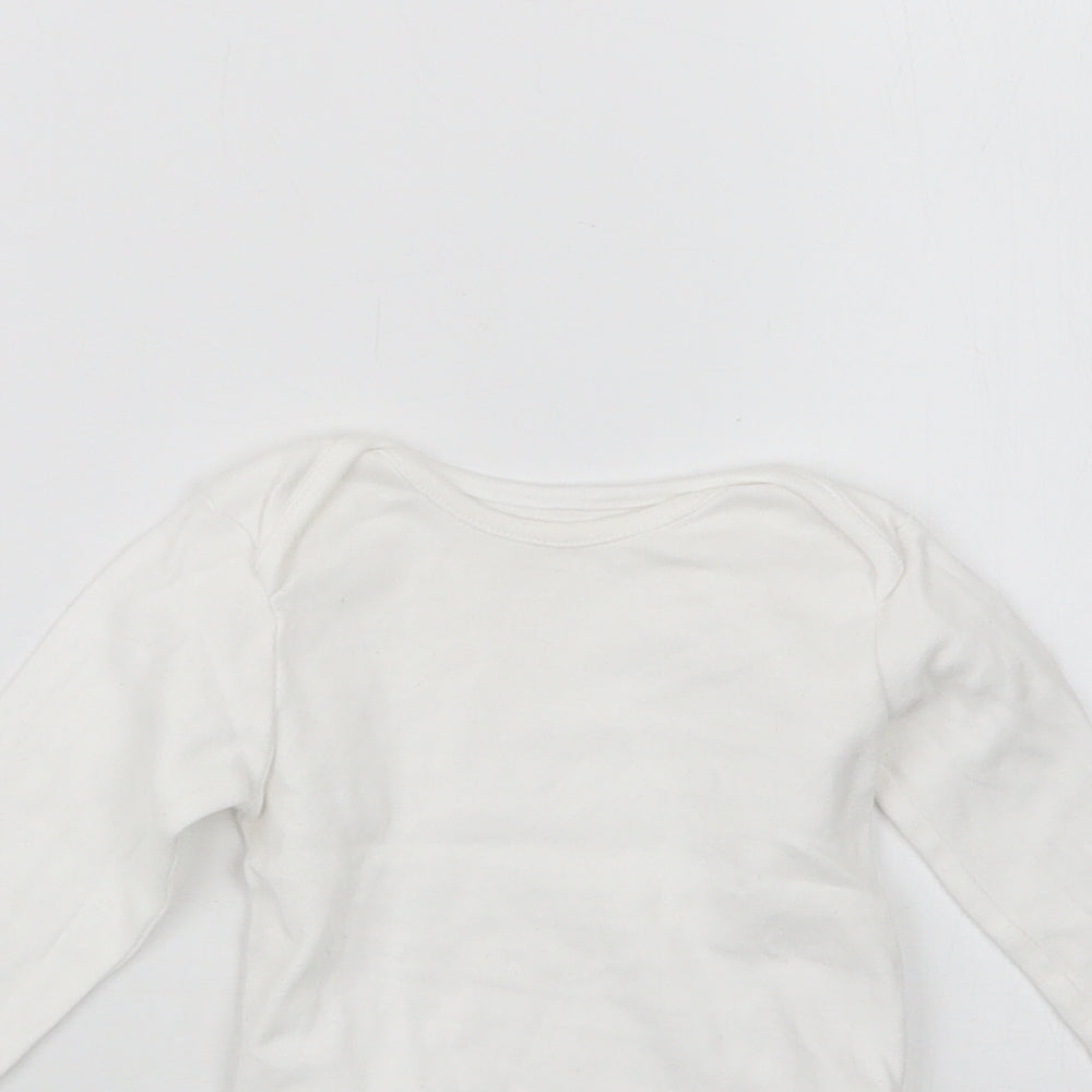George Baby White   Babygrow One-Piece Size 3-6 Months