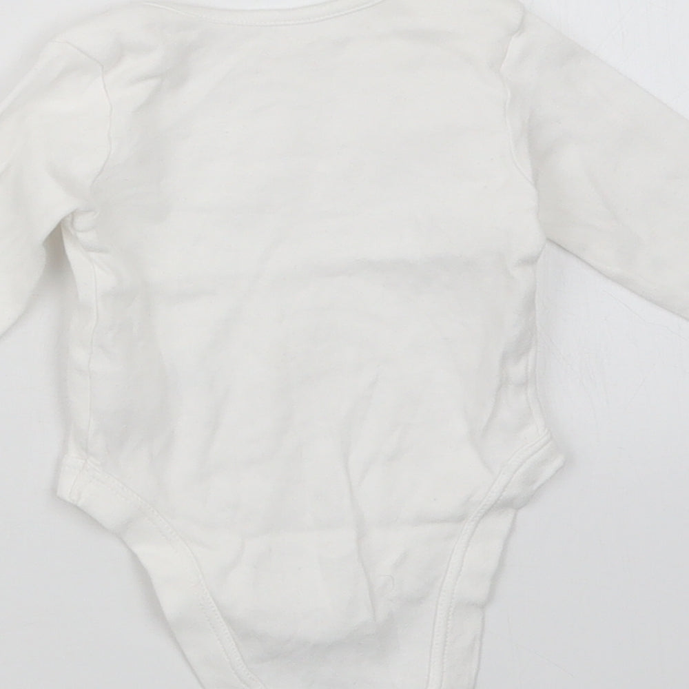 George Baby White   Babygrow One-Piece Size 3-6 Months