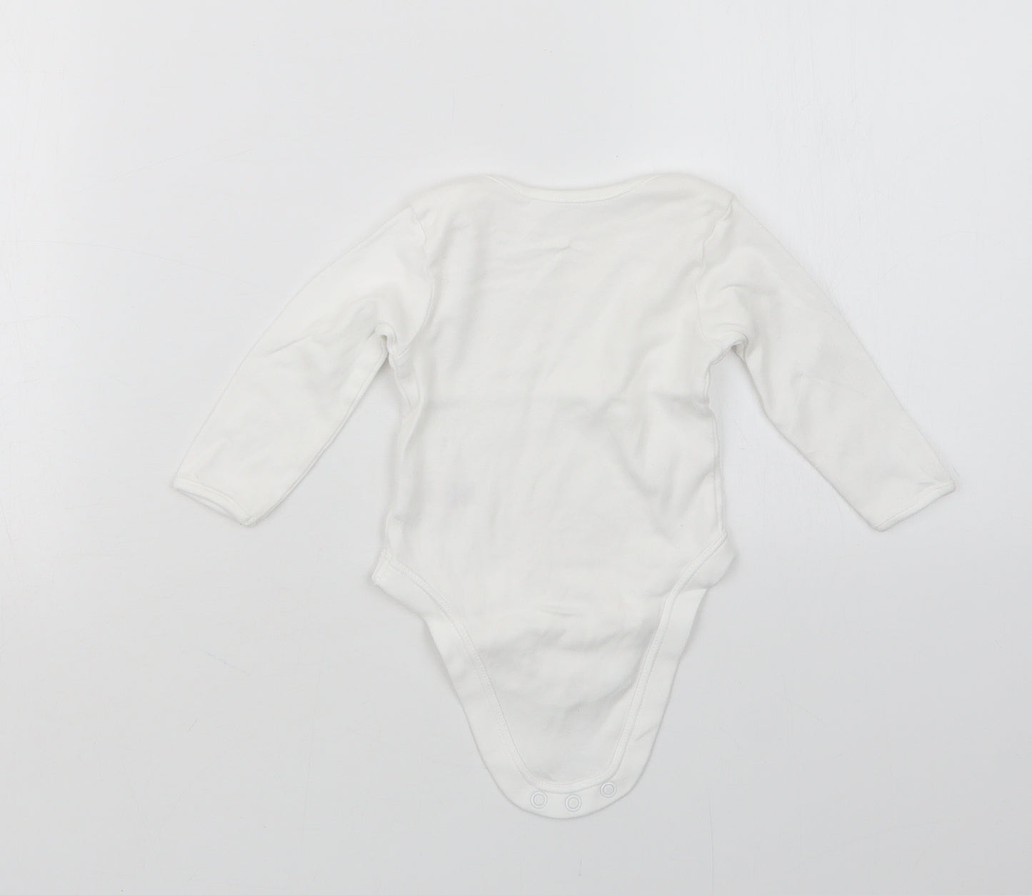 George Baby White   Babygrow One-Piece Size 3-6 Months