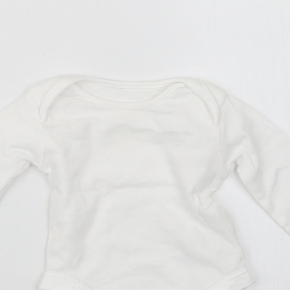 George Baby White   Babygrow One-Piece Size 3-6 Months