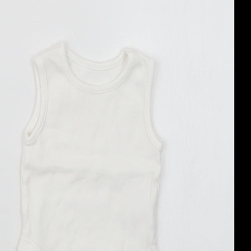 George Baby White   Babygrow One-Piece Size 3-6 Months