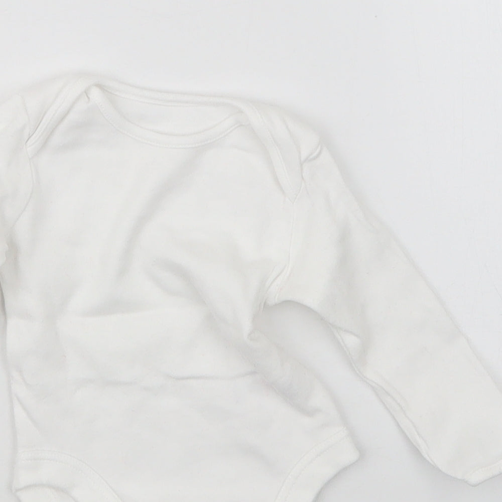 George Baby White   Babygrow One-Piece Size 3-6 Months