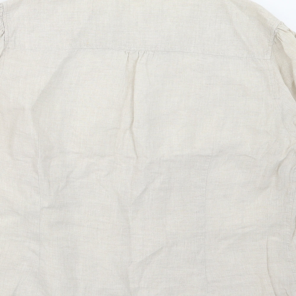 Marks and Spencer Womens Beige   Basic Blouse Size 18