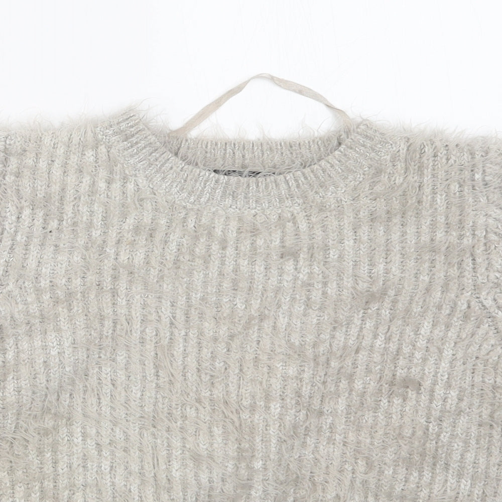 Atmosphere Womens Grey  Knit Pullover Jumper Size 8