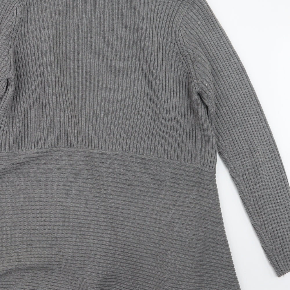 Atmosphere Womens Grey  Knit Cardigan Jumper Size 14
