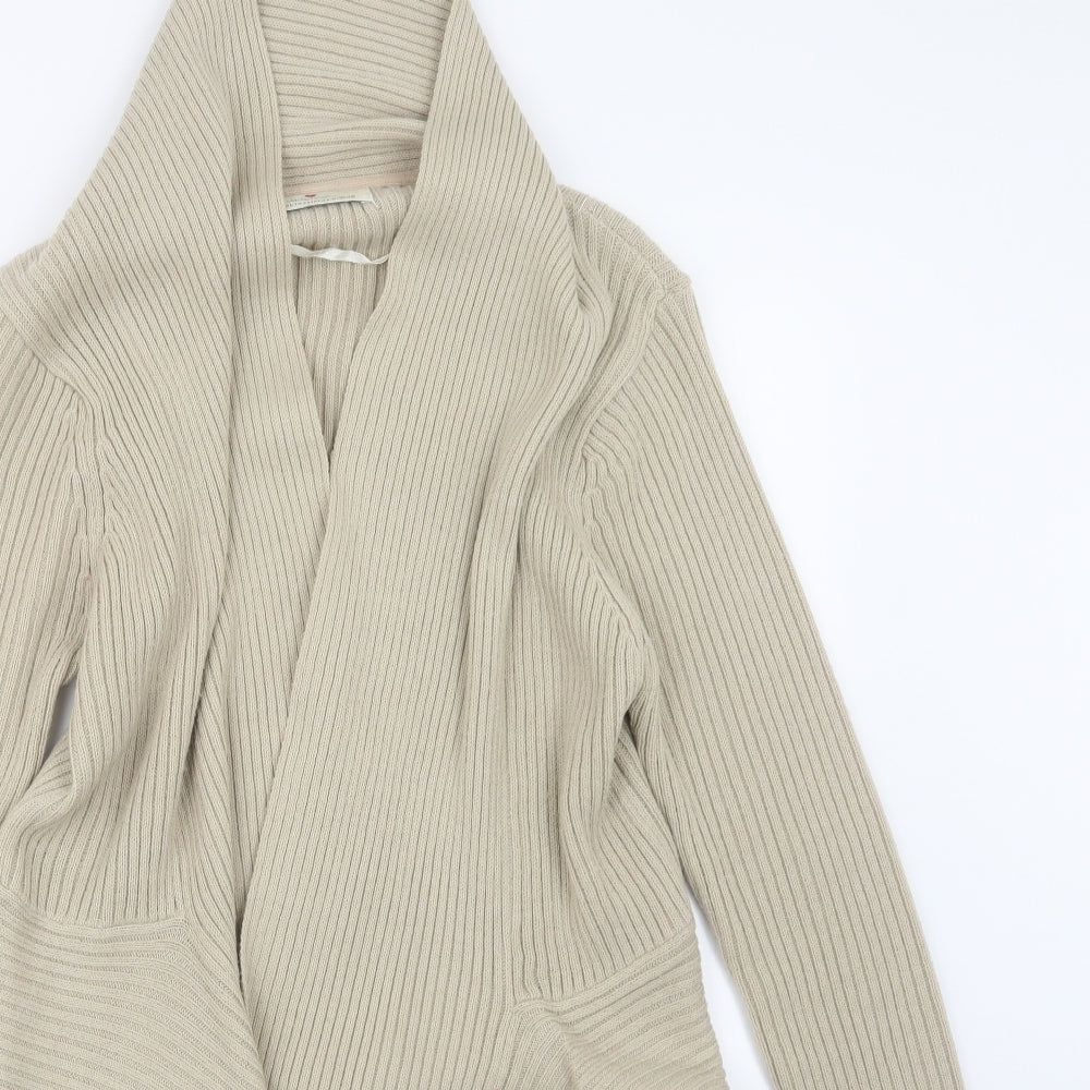 Atmosphere Womens Beige  Knit Cardigan Jumper Size 14