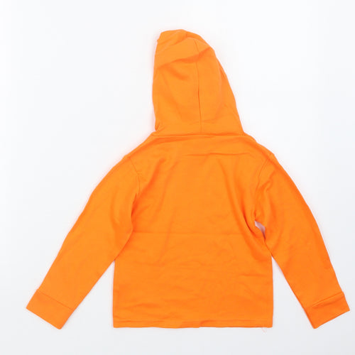 Preworn Boys Orange   Pullover Hoodie Size 2-3 Years